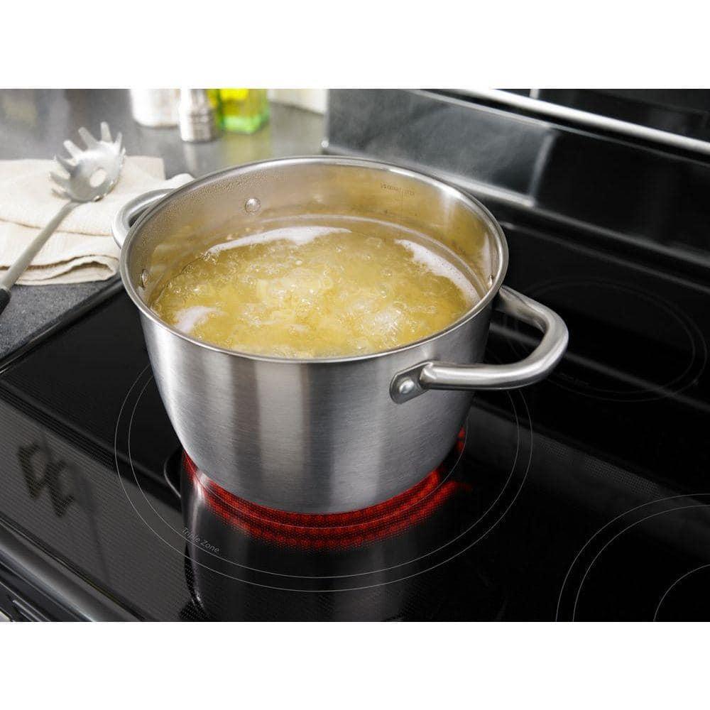 Whirlpool 30” 6.7 cu ft Double Oven Gas Range in Stainless Steel