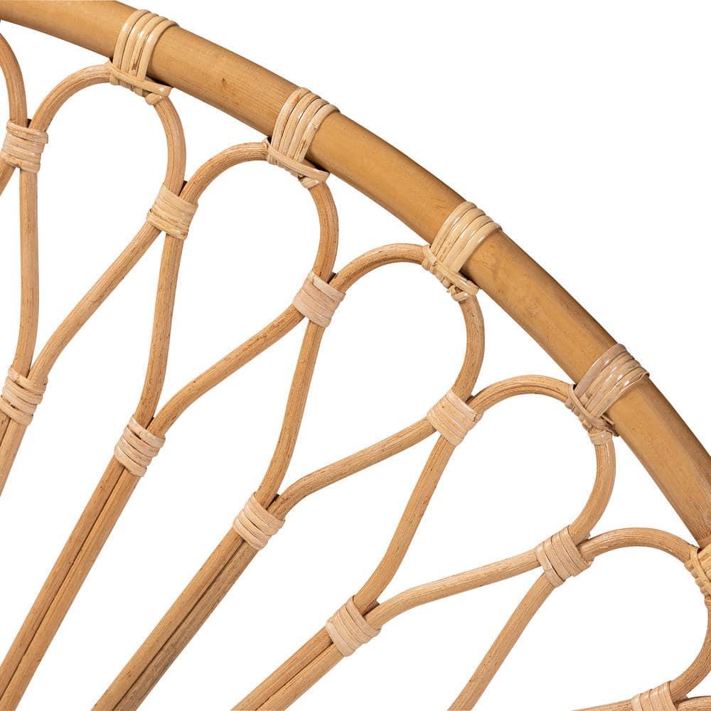 bali & pari Bohemian Natural Rattan Queen Size Standalone Headboard