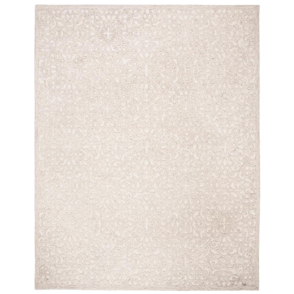 Trace TRC103 Hand Tufted Area Rug - Camel/Ivory - 8'9"x11'9" - Safavieh.