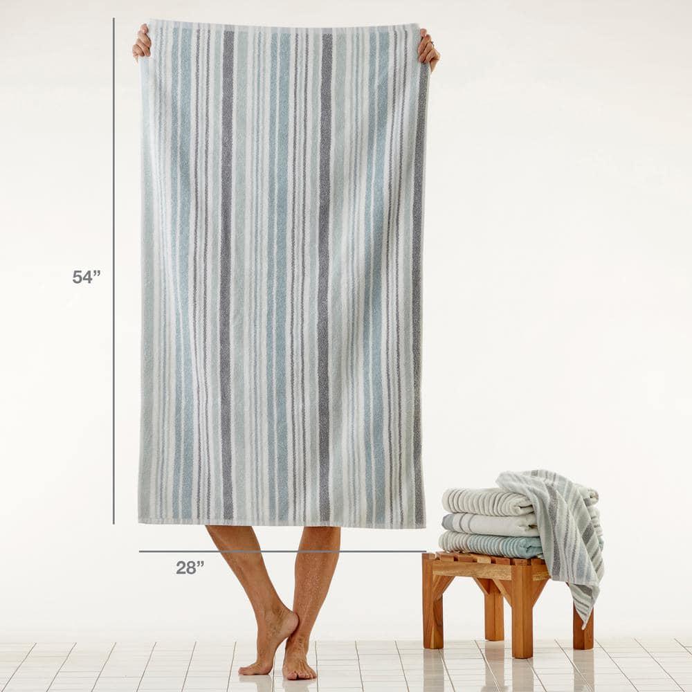 SKL Home Farmhouse Stripe Bath Towel,Multi