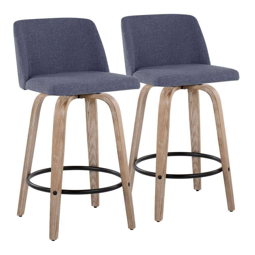 Toriano Swivel Upholstered Counter Stool