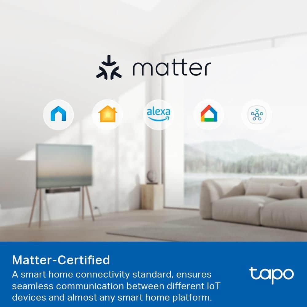 TP-Link Tapo Matter Smart Dimmer Switch, Single Pole, Neutral Wiring & 2.4 GHz WiFi Required, Compatible with Alexa, Siri, Google Home, Bixby, UL Certified Light Switch, (4-Pack)