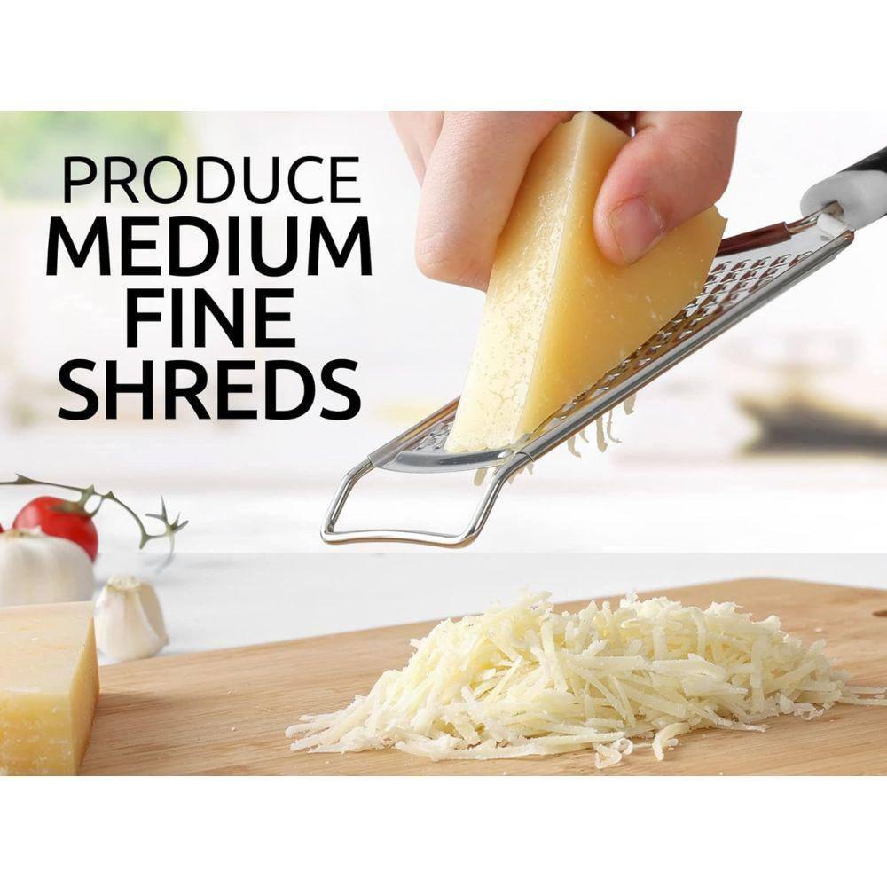 Zulay Kitchen Zulay Kitchen Professional Stainless Steel Flat Handheld Cheese Grater