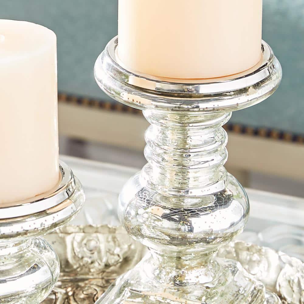 Traditional Candle Holder Set 2ct - Olivia & May