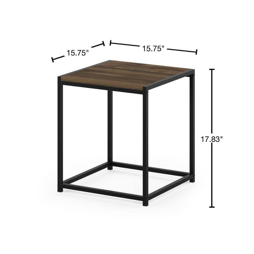Camnus Modern Living End Table, Columbia Walnut