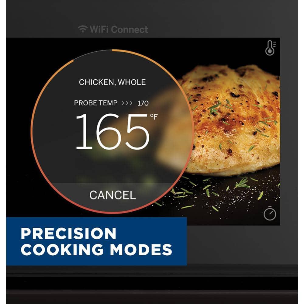 GE Profile™ GE Profile Smart Appliances 29.75" Self-Cleaning Convection Electric Double Wall Oven PTD7000SNSS