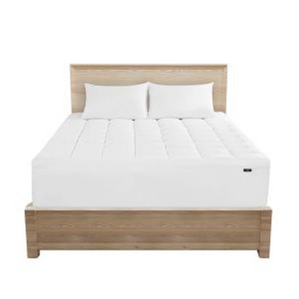 Serta Twin Memory Flex Mattress Topper with 2 In Down Alternative Pillow Top Gusset