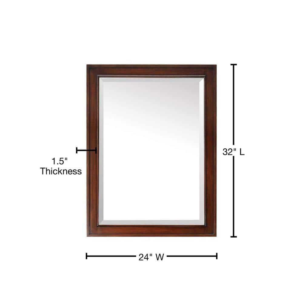 Avanity Brentwood Solid Wood Rectangle Mirror