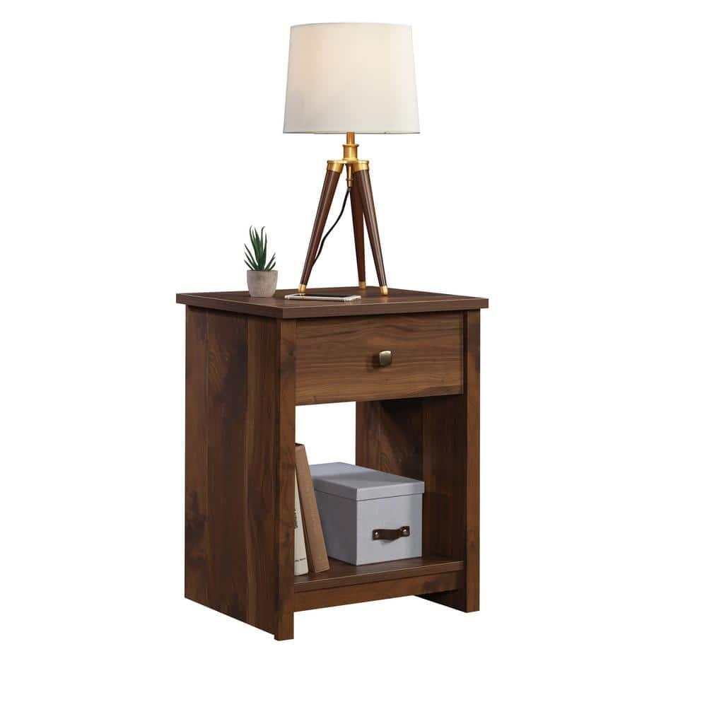 Sauder River Ranch Night Stand, Grand Walnut Finish