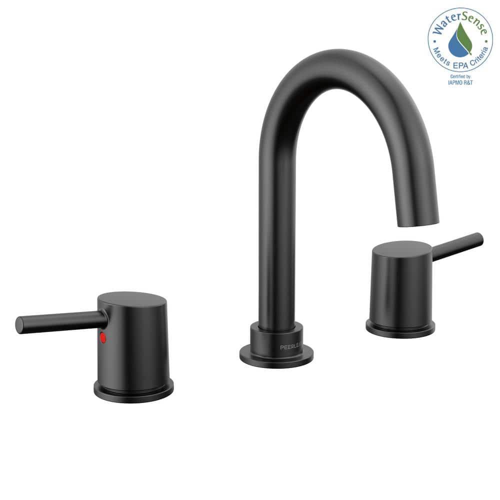 Precept Widespread 2-handle Bathroom Faucet with Drain Assembly