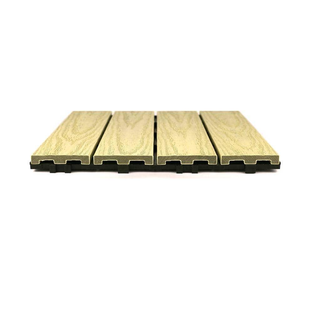 UltraShield Naturale Composite 12" x 12" Interlocking Deck Tile