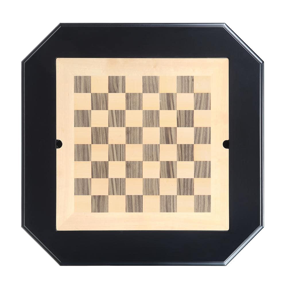 ACME Galini 2-Drawer Wooden Game Table in Black