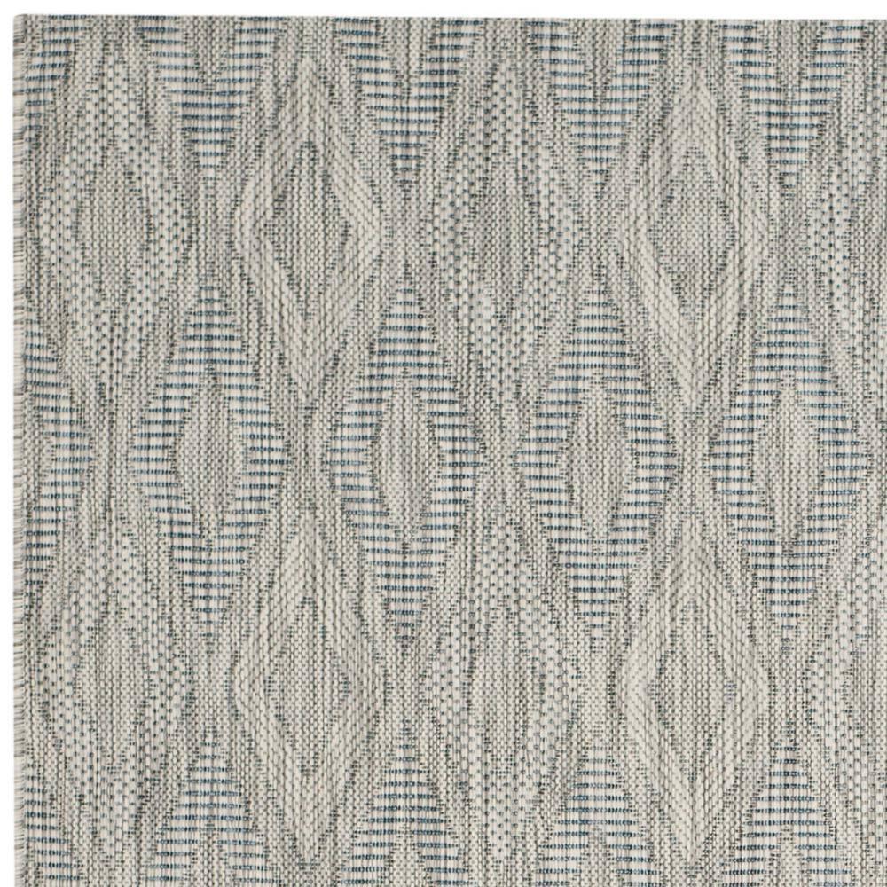 Courtyard CY8522 Power Loomed Indoor and Outdoor Area Rug - Grey/Grey - 5'3"x7'7" - Safavieh