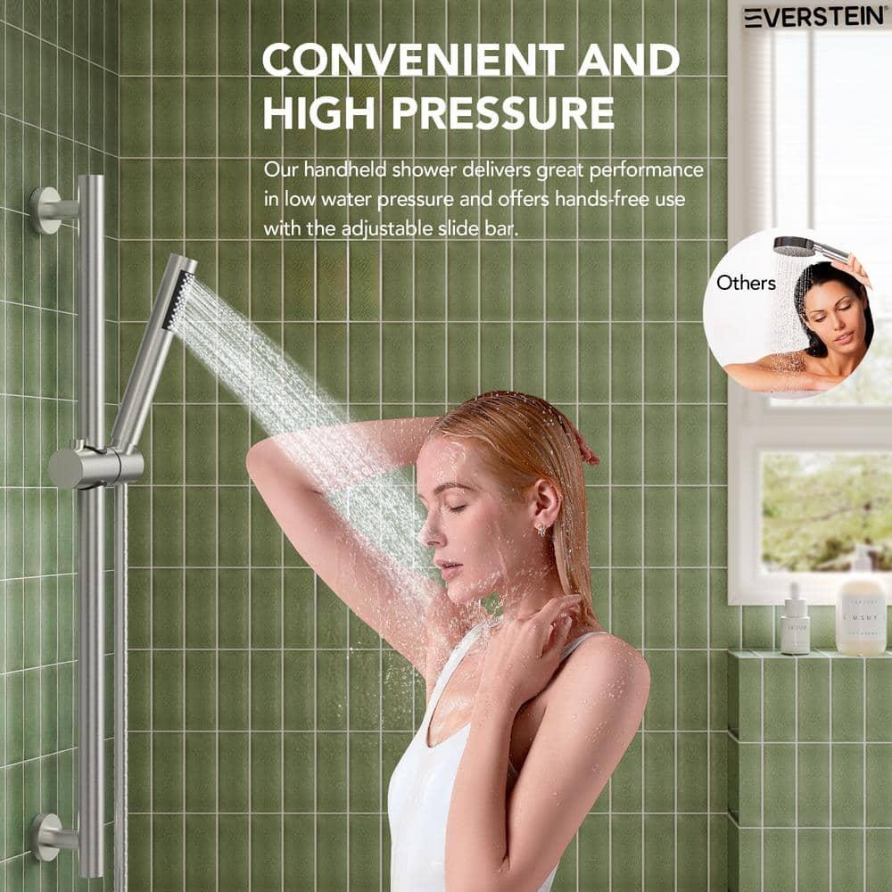 RainfallCascade 10" Pressure Balanced Slide BarShower System with Rough-In Valve
