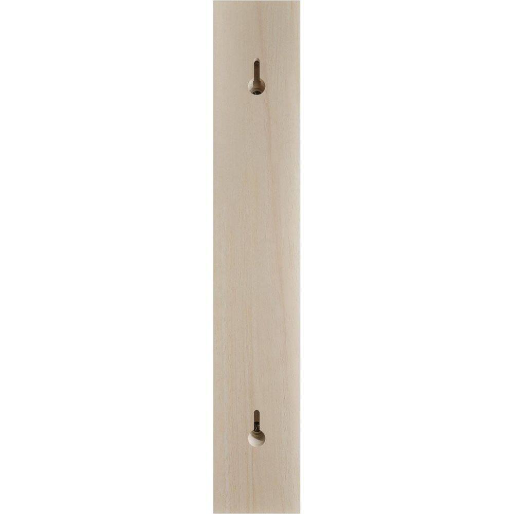 Ekena Millwork Traditional H 2.5'' W D Wood Bracket / Corbel