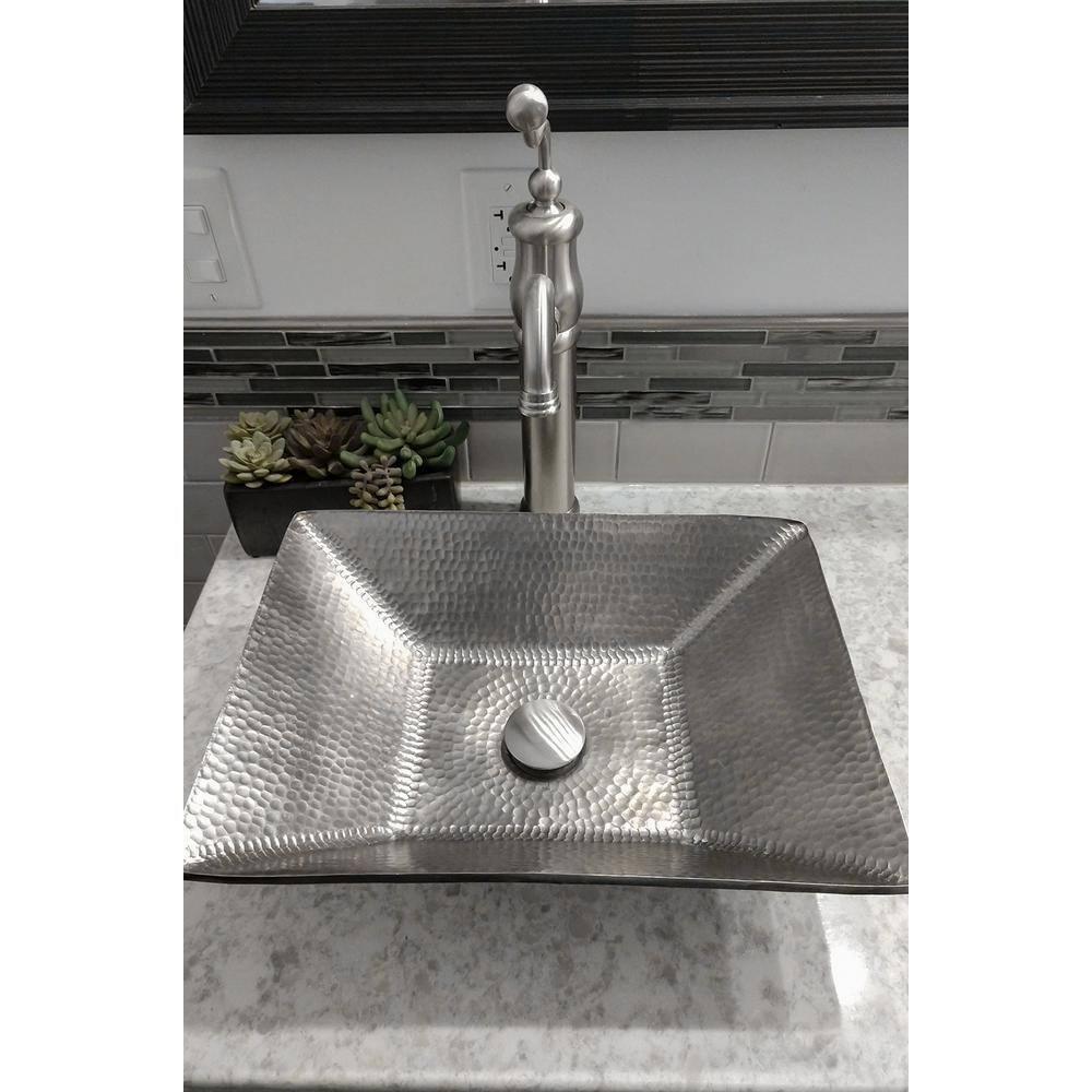 1.5" Non-Overflow Pop-up Bathroom Sink Drain - Brushed Nickel
