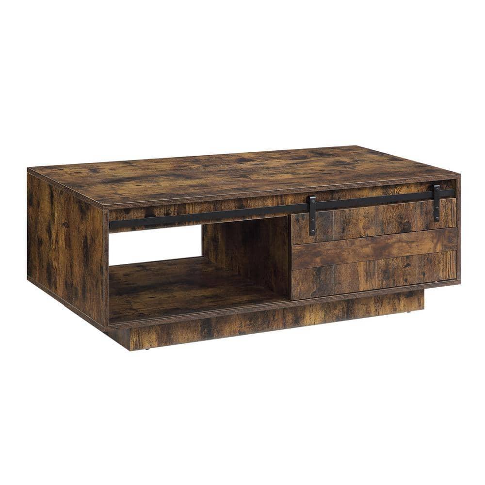 Acme Furniture Bellarosa Coffee Table Rustic Oak Finish