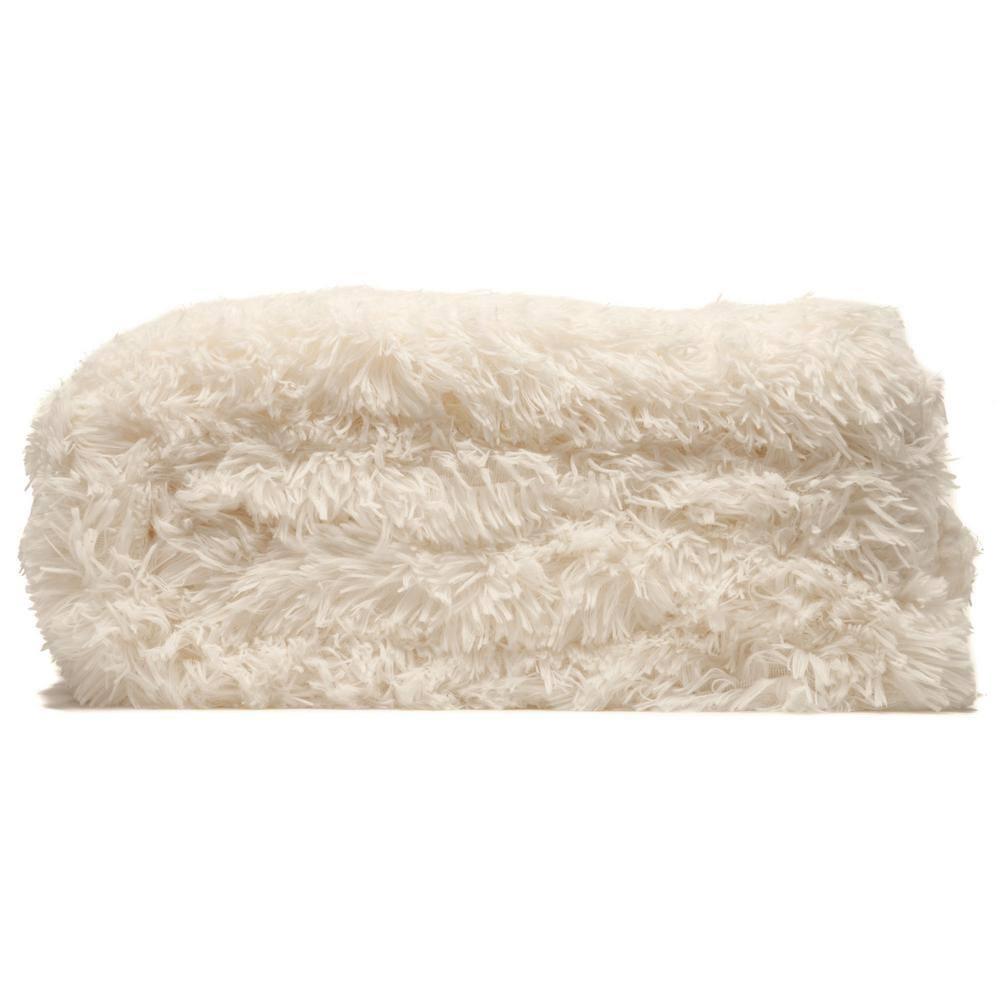 Chanasya Shaggy Shaggy Super Elegent Sherpa Long Fur Throw