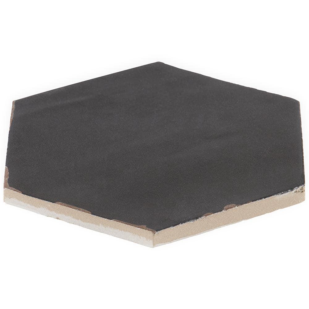 Bond Tile Palo Alto Hex 6" Hexagon Handmade Look Porcelain Floor and Wall Tile (5.38 Sq. Ft. / Case)