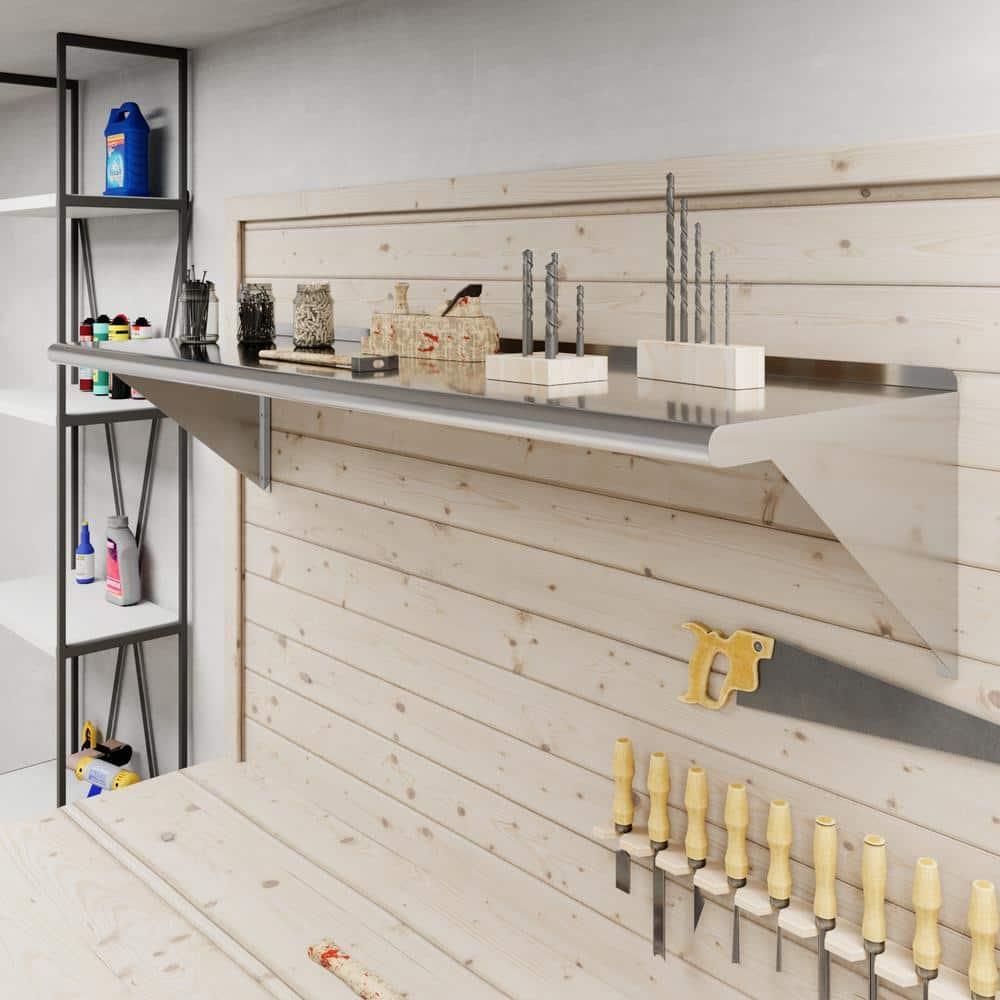 Amgood Stainless Steel Wall Mount Shelf