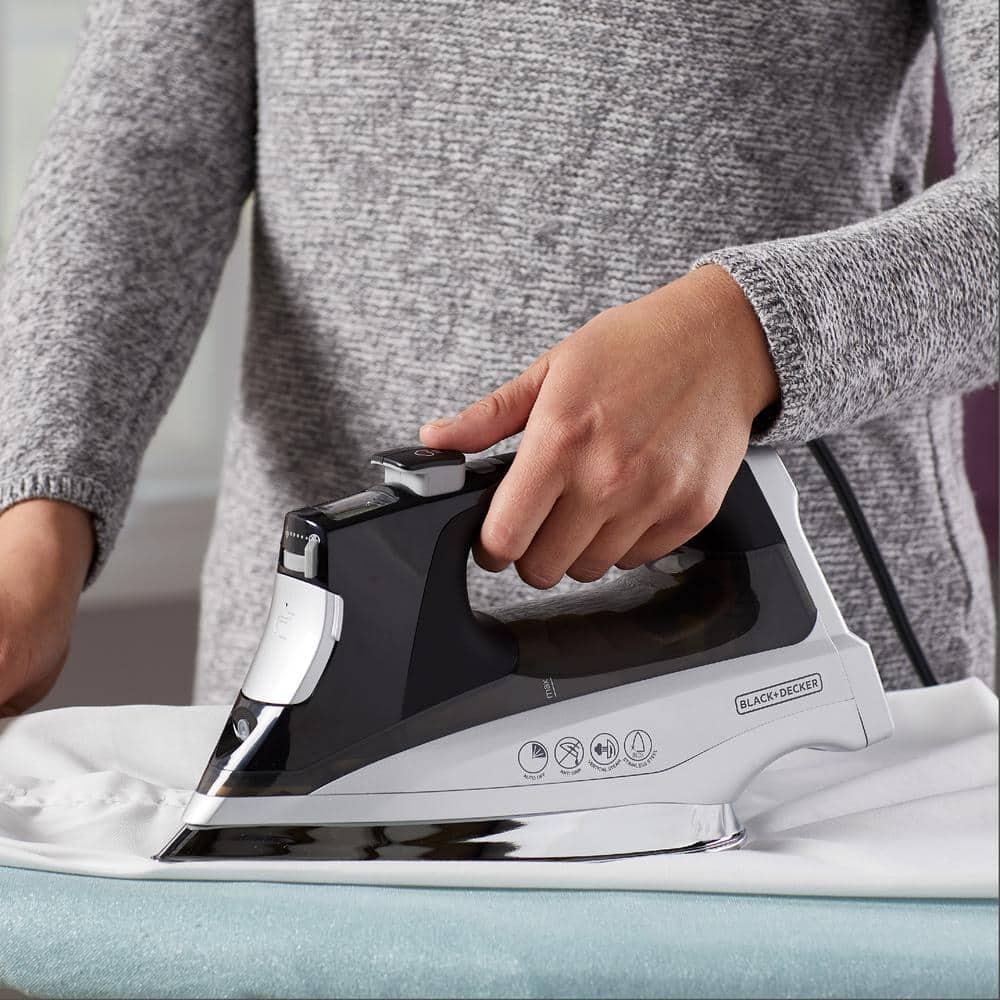 BLACK+DECKER Allure Digital Professional Steam Iron, D3060, 30% More Steam, Percison Tip, Stianless Steel Soleplate, Vertical Steam Fuction