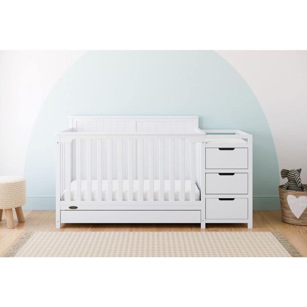 Graco Hadley 5-in-1 Convertible Crib and Changer with Storage