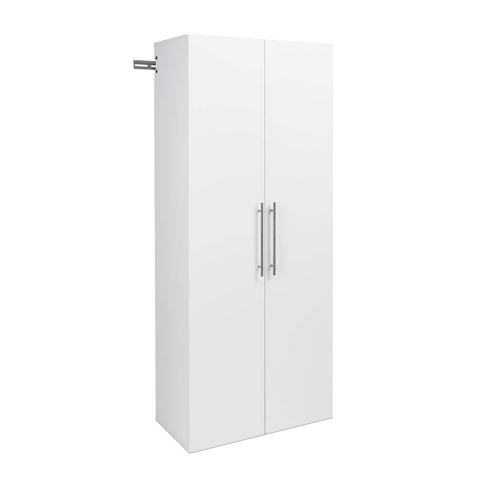 30" Hangups Large Storage Cabinet White - Prepac: Wall Mounted, Workshop & Office Organizer