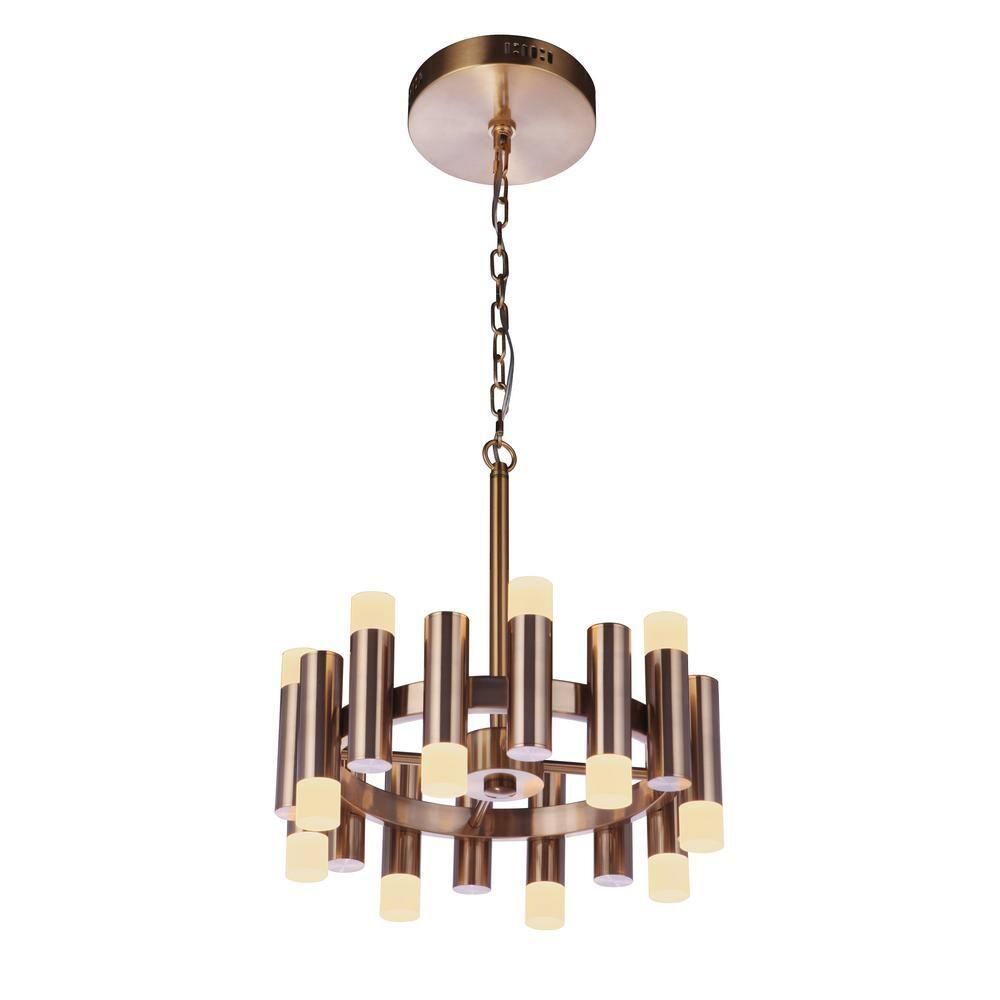 Craftmade Lighting Simple Lux 16 - Light Chandelier in  Satin Brass