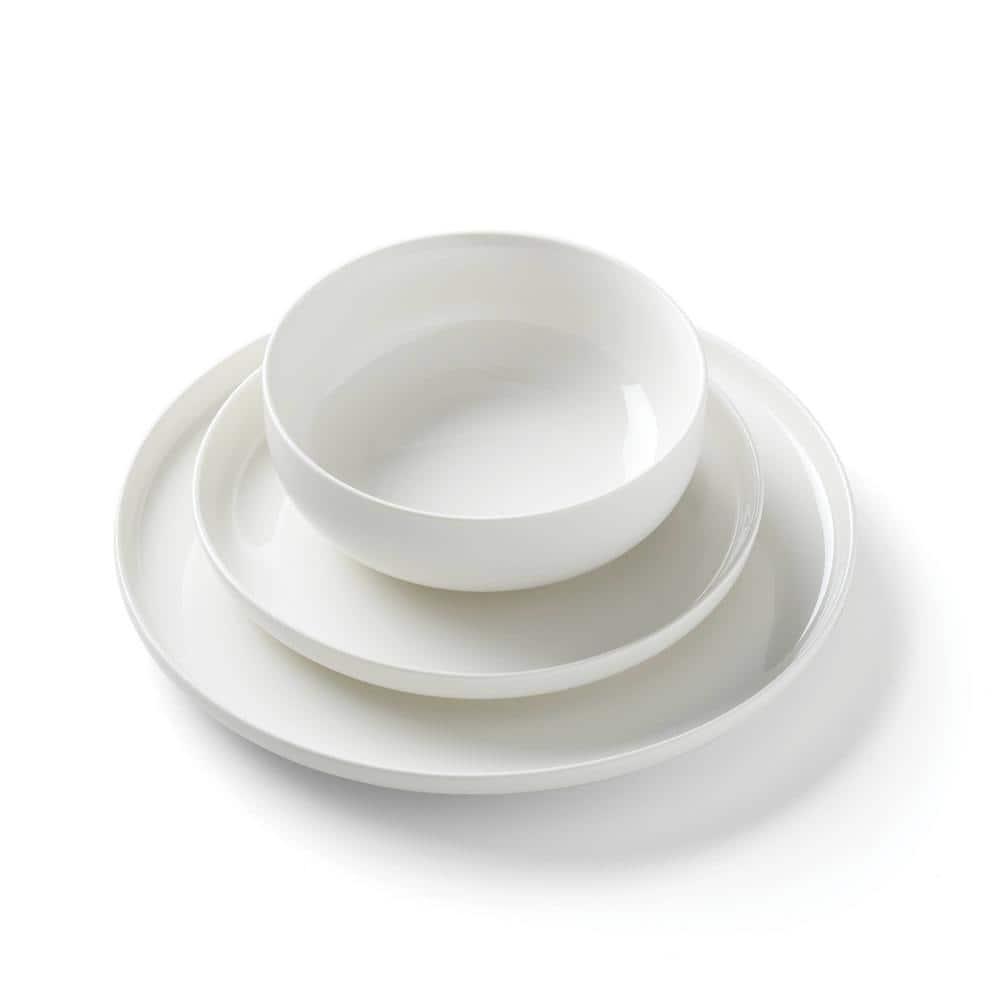 Oneida Entertain 365 24 Seven White 12 - Piece Dinnerware Set (Set of 4)