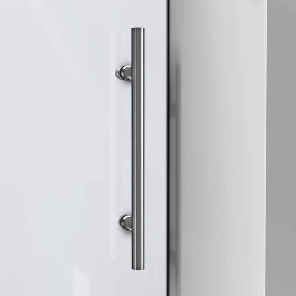 Enigma-XO Single 60.37" W x 34.5" D x 76'' H Frameless Shower Enclosure