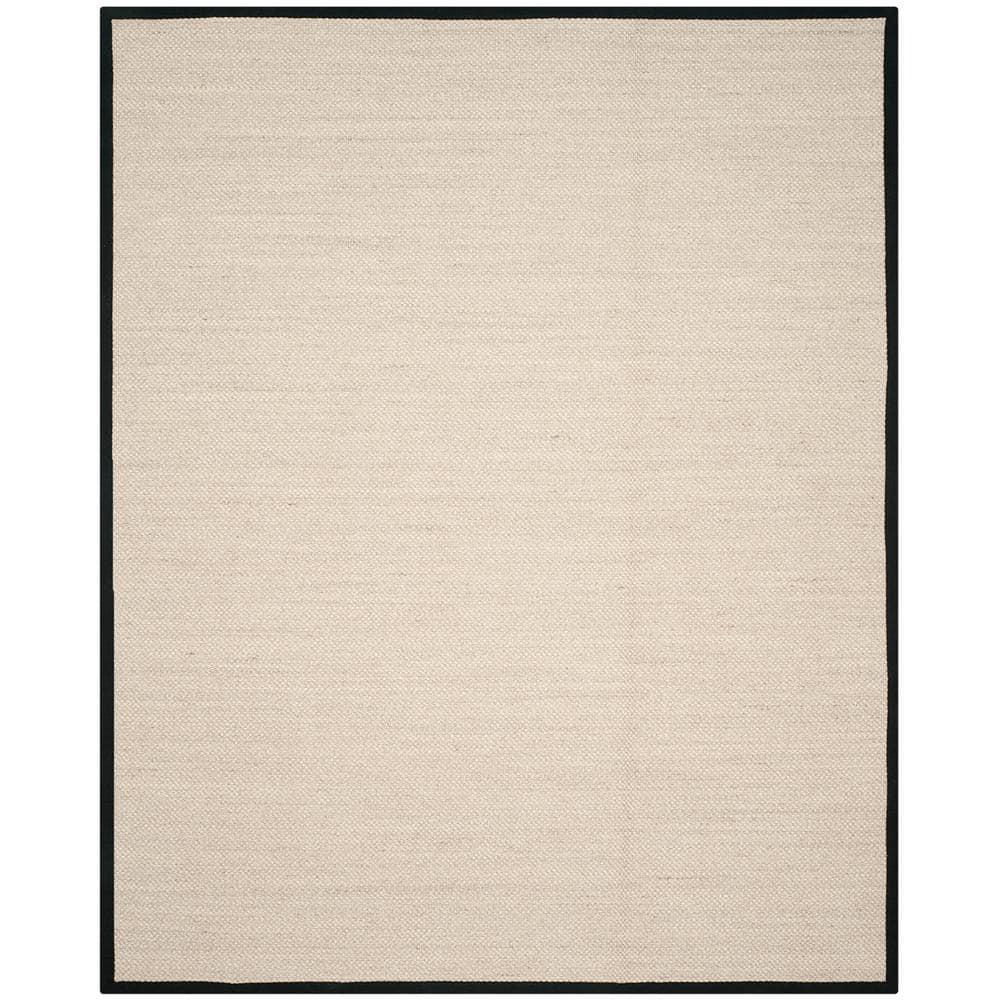 Natural Fiber NF115 Power Loomed Indoor Area Rug - Natural/Black - 8'x10' - Safavieh
