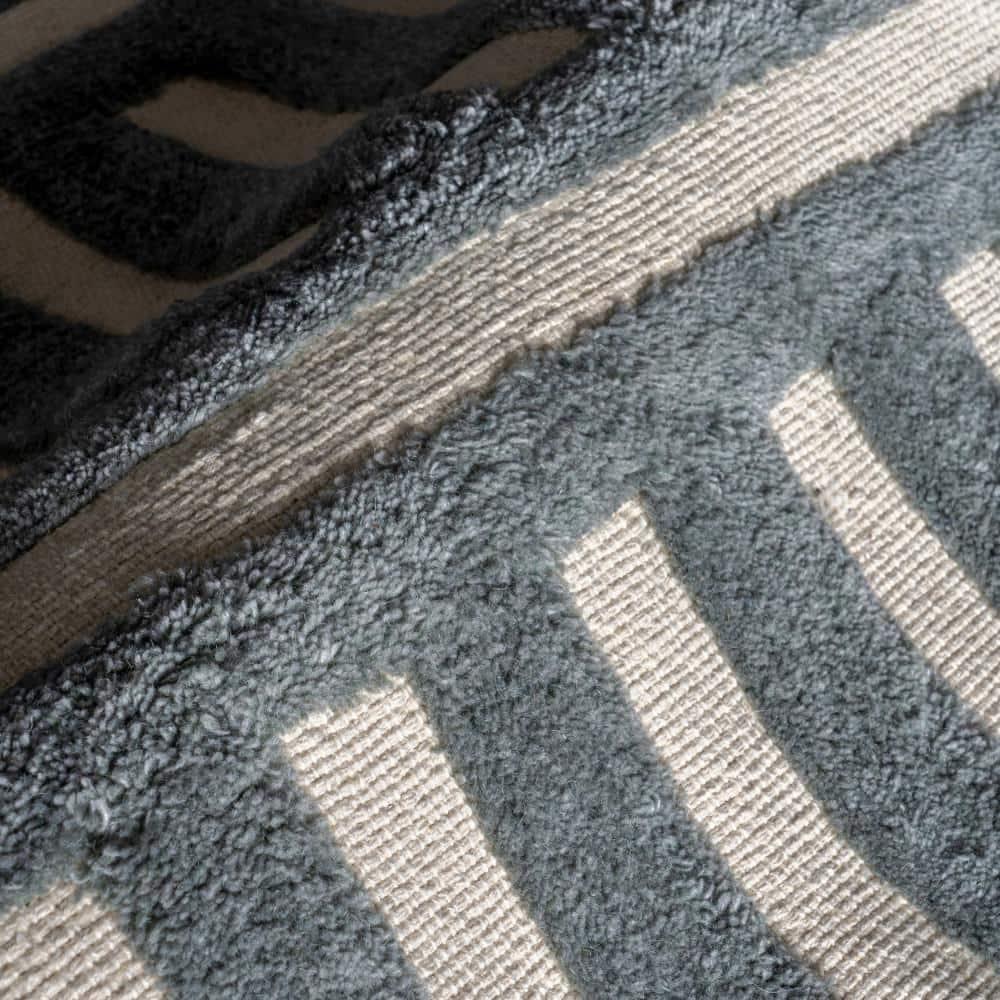Ebern Designs Merrick Tasseled Wool Area Rug