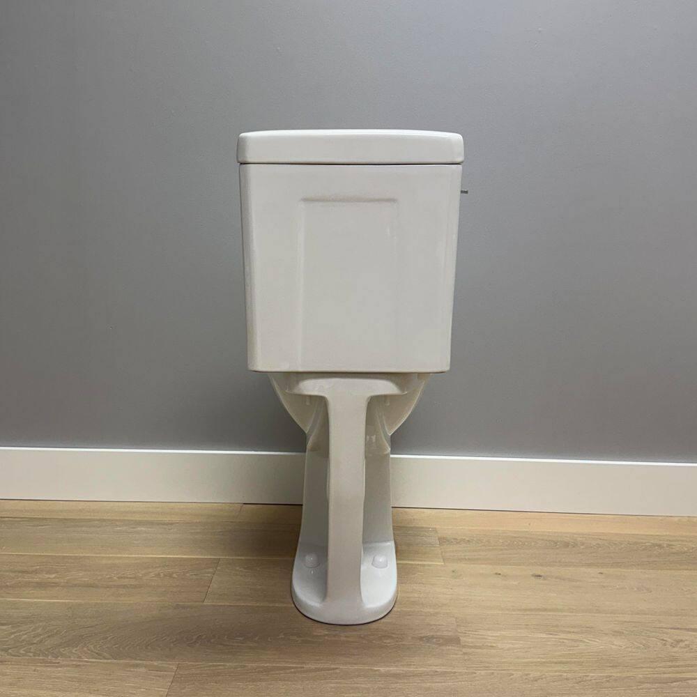 2-Piece 1.28/.09 GPF Dual Flush Elongated 20 in. Extra Tall Toilet in White, Seat Included