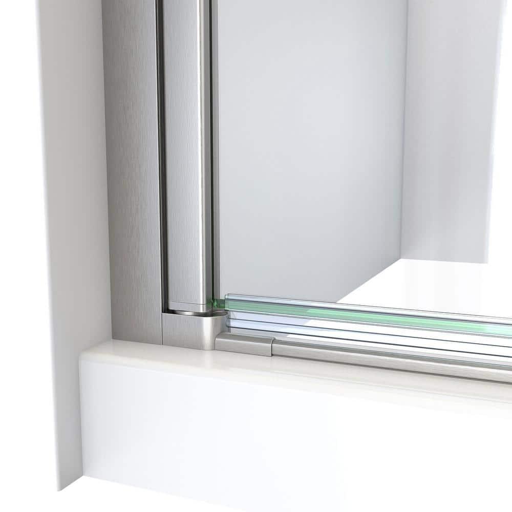 Aqua-Q Fold 36 W X 36 D X 76.75 H Frameless Square Shower Kit