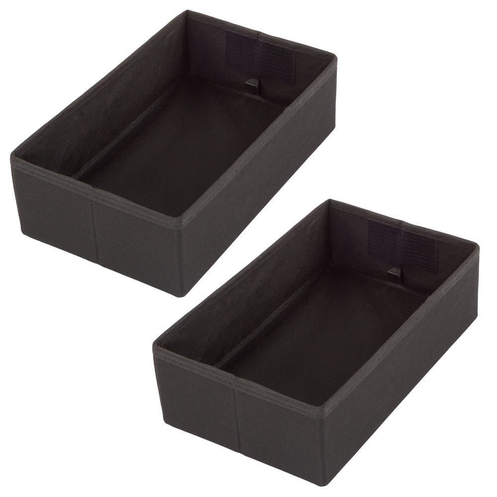 Lavish Home Ottoman Set of 2 - Ottoman Foot Rest, Linen Chest, or Storage Bench Set - 30in Ottomans for Living Room, Bedroom, Dorm Storage (Brown)