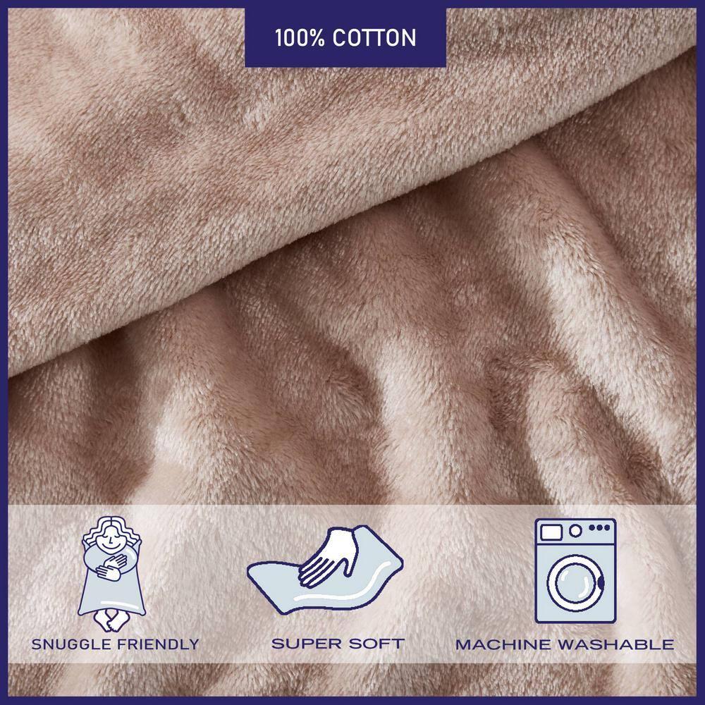 Poppy & Fritz Solid Ultra Soft Plush Pink Blanket & Reviews | Wayfair
