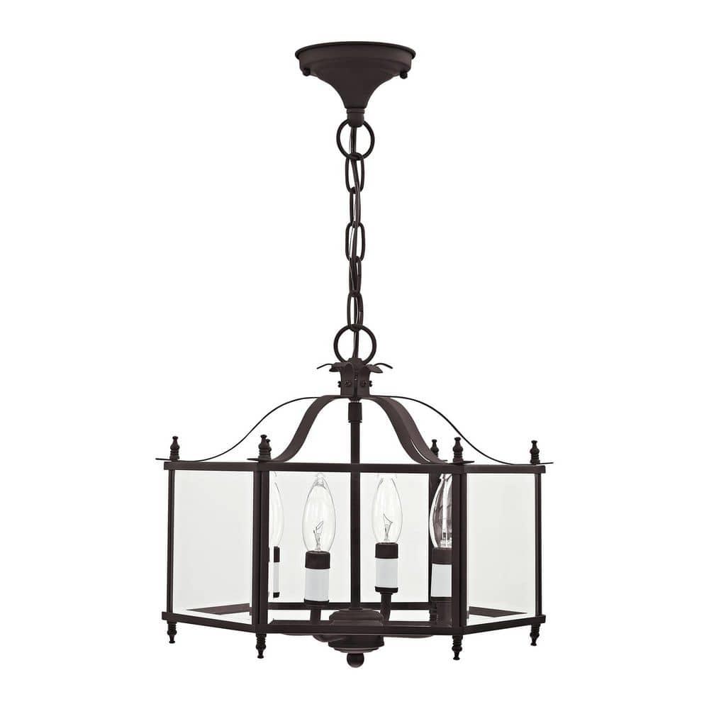 Livex Lighting Livingston 4 - Light Pendant in  Bronze