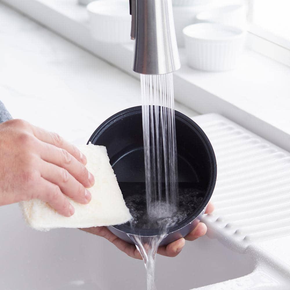 GreenLife Blue and White Ceramic Nonstick Electric Rice Cooker