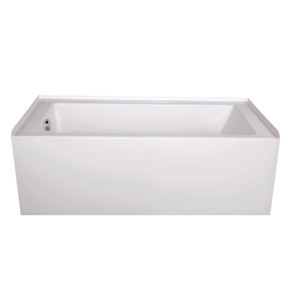 Designer Sydney 60" x 30" Alcove Soaking Acrylic Bathtub