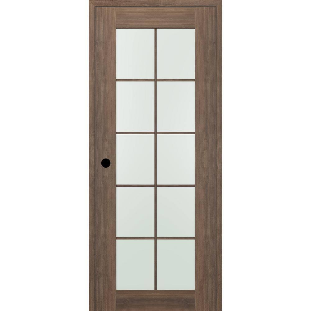Belldinni Avon 10 Lite Solid Manufactured Wood and Glass Paneled Prefinished Standard Door