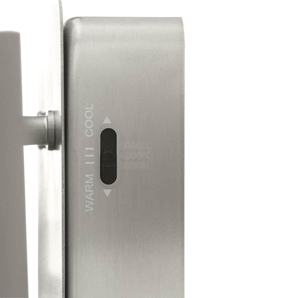 Progress Lighting Semblance 1-Light LED Linear Vanity Light, Brushed Nickel, Acrylic Shade
