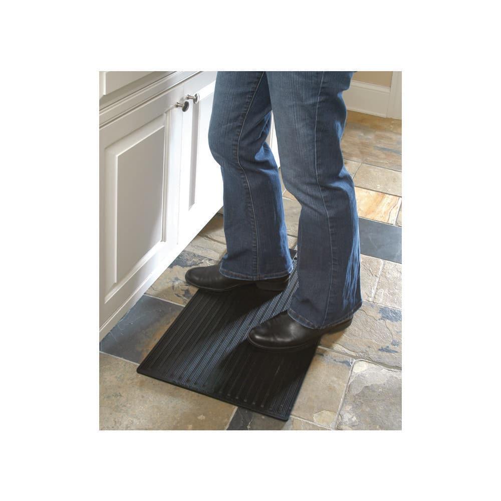 Cozy Products 16"X36" Electra Floor Heating Mat: Indoor Electric Heated Rubber Mat, Black, 6ft Cord