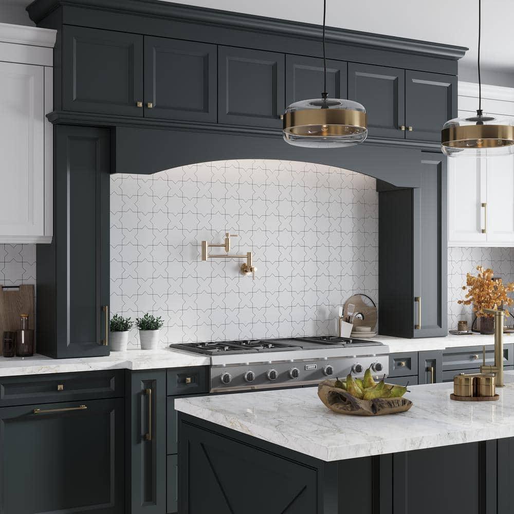 Apollo Tile Siena 5.35'' W x 5.35'' L Ceramic Singular Tile