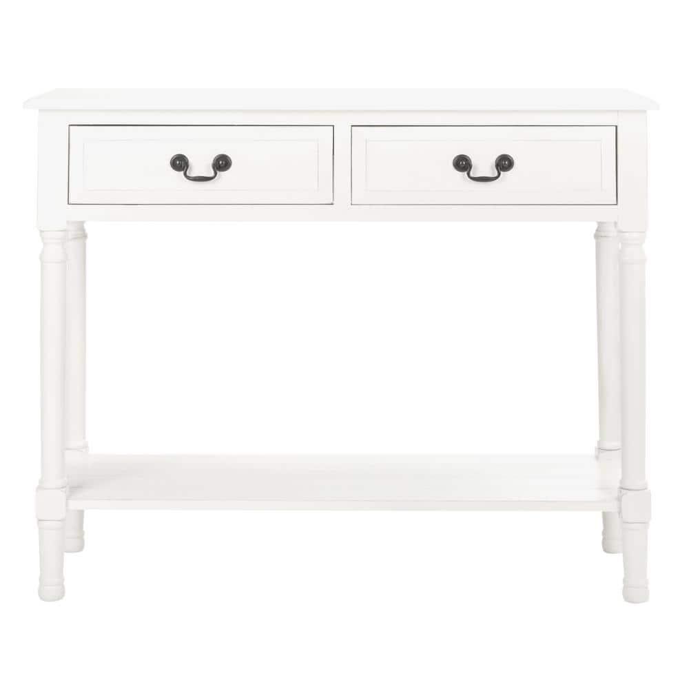 Primrose 2 Drawer Console Table - Distressed White - Safavieh