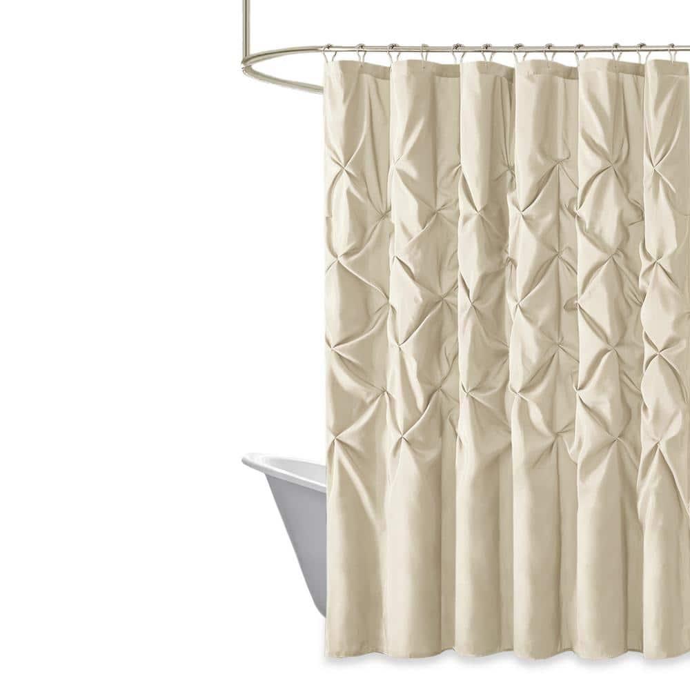 Madison Park Laurel Solid Color Single Shower Curtain