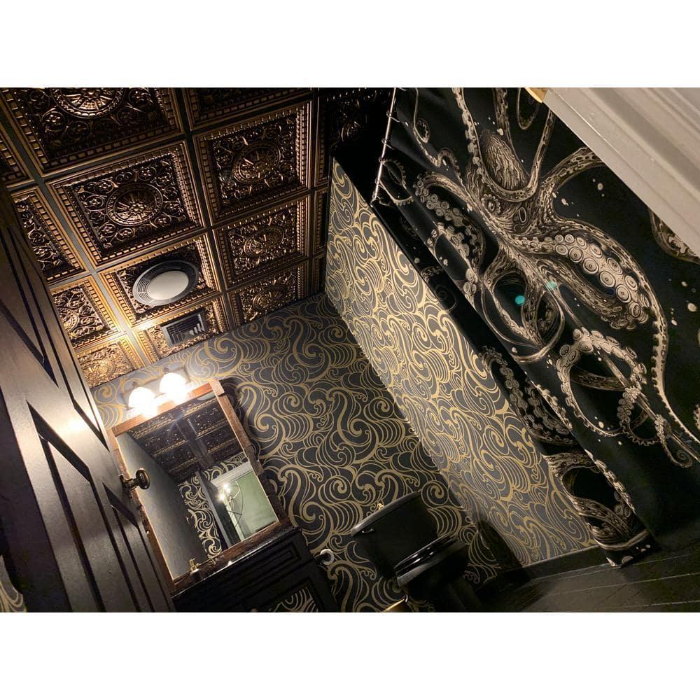 FromPlainToBeautifulInHours Rhine Valley 2 Ft. X 2 Ft. Drop-In PVC Ceiling Tile (Set of 25)