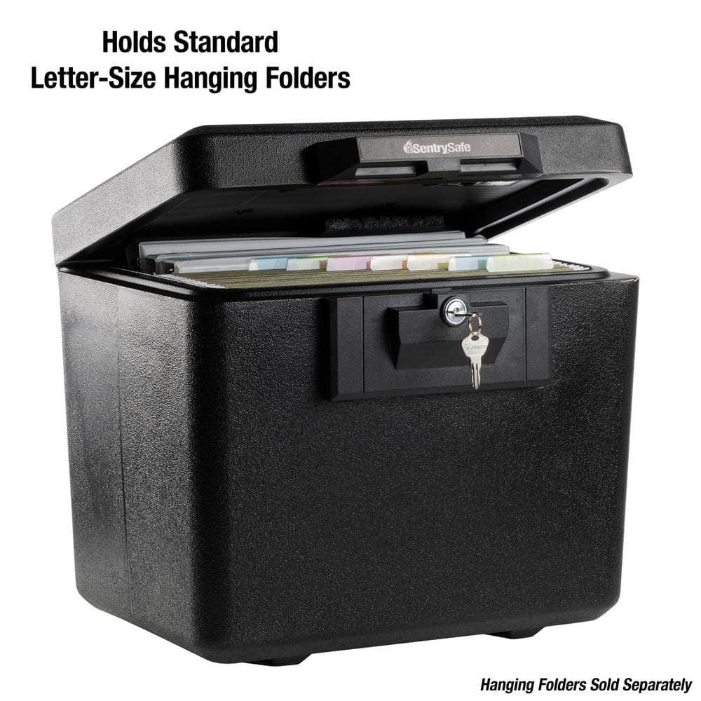 BEACHWATER POOL & SPA, LLC Fireproof Document Box With Key Lock, Safe Secures Files And Documents For Home Or Office