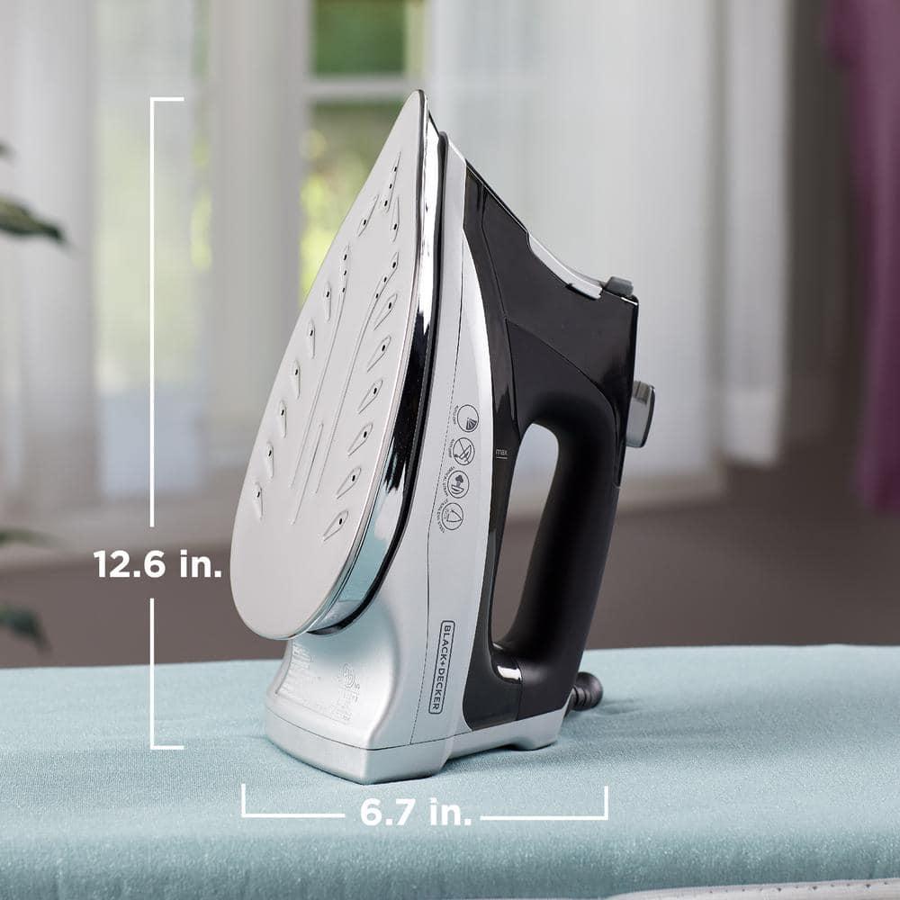 BLACK+DECKER Allure Digital Professional Steam Iron, D3060, 30% More Steam, Percison Tip, Stianless Steel Soleplate, Vertical Steam Fuction