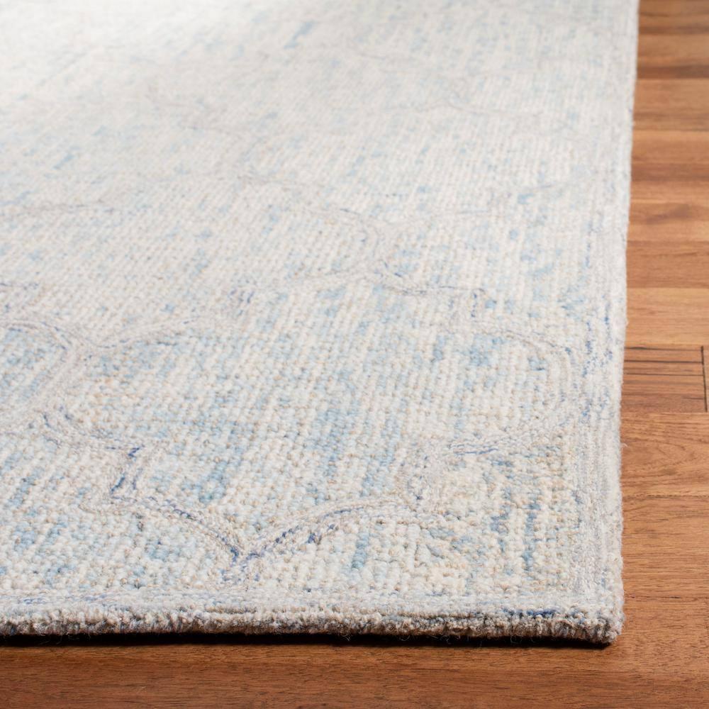 Abstract ABT474 Handmade Indoor Accent Rug - Ivory/Light Blue - 2'-3"x4' - Safavieh