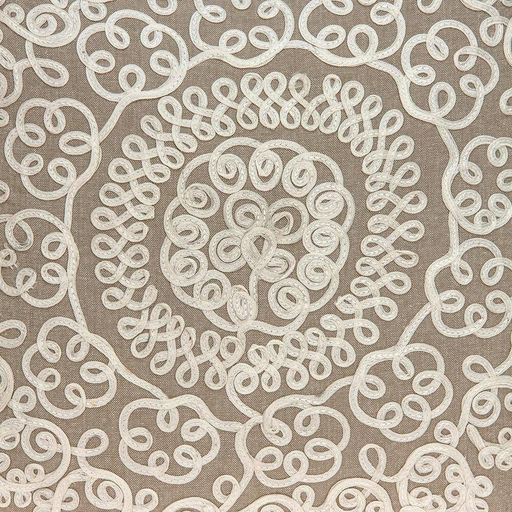 Parkland Collection Arlene Beige Throw Pillow